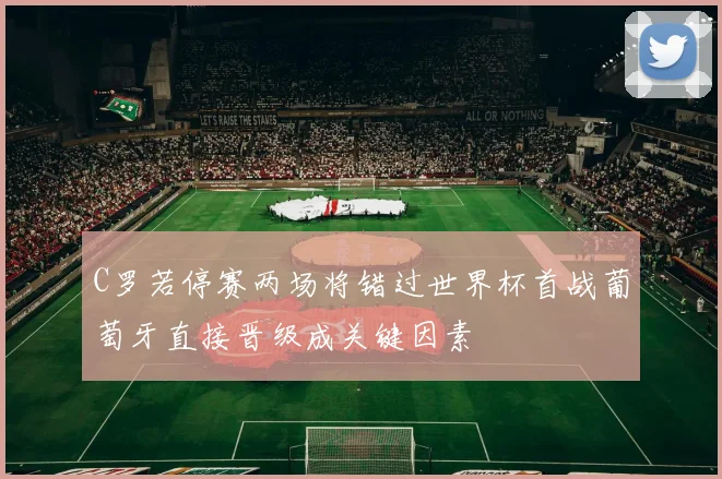 C罗若停赛两场将错过世界杯首战葡萄牙直接晋级成关键因素